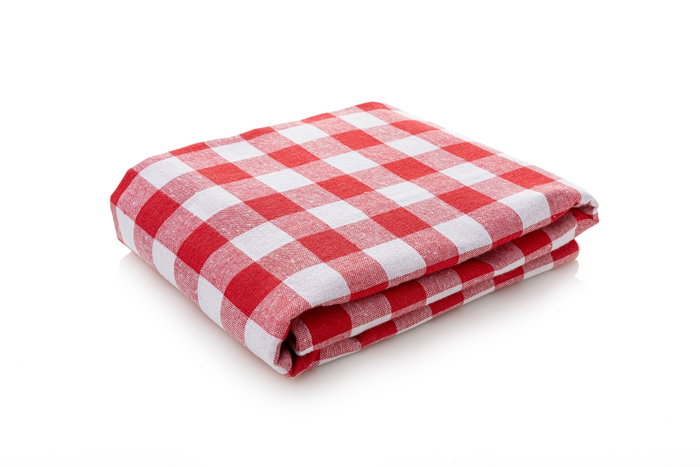 Hermia Mantel Kareli 220 Rojo a Cuadros